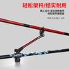 Caña de Pescar Nueva Chaoyu Soporte de Pesca Universal Batería Colgante Trasera Antena Acero Inoxidable Anti-caída Colgante de Caña Accesorios de Caña de Carbono