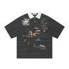 Primavera/Verano 2026 Estampado H60 Café Negro POLO Manga Corta Transfronterizo Personalizable Top Manga Corta