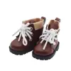 Botas de zapatos de cuero para muñeca de algodón de 20 cm zapatos de juguete para muñeca EXO de 14 pulgadas Botas Martin combinación de colores 5.5*2.5cm