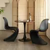 Cadeira de Jantar Italiana Preta Cadeira de Maquiagem Pantone Cadeira de Luxo Leve Banqueta de Maquiagem Cadeira de Mesa de Jantar de Designer