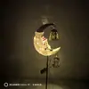 Novas luzes de solo de abóbora, lua e gato movidas a energia solar para o Festival dos Fantasmas, luzes de jardim e decorações de gato preto