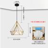 Lustre de estilo industrial Internet Celebridade Hot Pot Catering Milk Tea Shop Restaurante Churrasco Moderno Simples Comercial Loja Lâmpadas