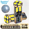 Luz Indicadora de Largura LED T10 Mais Vendida Nova Decodificação Contínua 2835 Luz de Instrumento Alta Luminosidade Placa Azul 12 LEDs Luz de Carro