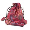 Bolsita de Botón de Brocado Vintage para Guardar Cuentas de Oración Budistas, Joyería y Amuletos; Bolsa de regalo; Bolsa de Tela Brocada