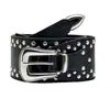 Cinto Corset de Pele com Rebites Estampa de Leopardo Retrô Estampa de Zebra Ins Venda Quente Cinto para Casaco Saia Cinto para Jeans