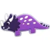 Zapatos de la serie dinosaurio luminoso hebilla de zapato de flor dibujos animados PVC pegamento flexible accesorios para zapatos de epoxi accesorios de hebilla decorativa para zapatos con agujero