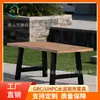 Encimera tipo madera personalizada componentes de muebles de cemento fabricantes exterior tipo madera anticorrosión larga vida