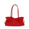 Nova Bolsa de Ombro com Cordão e Design Plissado Estilo Coreano 2026 para Mulheres, Bolsa de Mão e Bolsa de Ombro Transfronteiriça de Alta Qualidade