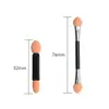 Herramientas de Manicura Palo Esponja de Doble Extremo Palo Aplicador de Polvo Espejo Mágico Aurora Palito Aplicador de Maquillaje Iluminador Nariz Sombra de Ojos Desechable Venta al por Mayor