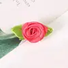 Mini Cinta de Satén Hecha a Medida Flor de Tela Pequeña Flores Tridimensionales Accesorios para el Cabello Hechos a Mano Accesorios y Materiales para Ropa