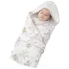 Manta Envolvente de Verano para Recién Nacidos, Envoltura Doble Capa Suave y Transpirable para Bebés, Manta para Recién Nacidos con Capucha para Sala de Partos
