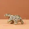 Artesanías Estilo Chino, Oso Polar, Adornos Creativos de Latón Estilo Antiguo, Figuras de Animales Estilo Chino Tendencia Nacional, Venta al por Mayor de Artículos Pequeños
