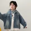 Jaqueta Jeans Masculina Novo Estilo para Primavera e Outono, Jaqueta da Moda Infantil Tendência -910081