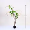 Planta Artificial de Jazmín Colgante para Sala de Estar, Vegetación Artificial Decorativa de Alta Gama, Planta y Árbol Falsos para Entrada y Exhibición en Ventana