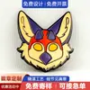 Insignias de Metal Personalizadas de Cultura y Creatividad para Periféricos de Juegos, Insignias Metálicas Personalizadas de Dibujos Animados de Moda, Personalización Bidimensional