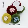 Suus Tricô de Lã Feito à Mão Cardigã Casaco Acessórios para Corsage Broche Botões Decorativos Três Cores