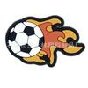 Serie de Fútbol Mundial Transfronteriza Zapatos Croc Zapatos de Jardín Bolsa con Cremallera Funda para Teléfono Móvil Accesorios DIY Accesorios de Plástico Pvc