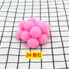 Bola de Pelo de 3 cm Colorida Alta Elasticidad Bola de Pelo Pequeña Accesorios DIY Bola de Poliéster Bola de Felpa Navideña Juguetes para Niños Zapatos y Sombreros