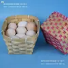 Cestas de Bambú Hechas a Mano, Cestas para Zongzi, Cestas para Batatas, Cestas Locales para Empacar Huevos, Cestas para Recoger Lichi, Nispero y Ciruela
