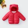 Chaqueta Ligera de Algodón con Plumas para Niños de Invierno, Abrigo Ligero de Algodón con Plumas para Niños Talla Pequeña y Mediana, Chaqueta de Algodón Acolchada para Bebés, Disponible al por Mayor