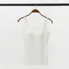 Nuevo Camisole de Primavera y Verano con Copas en el Pecho, Capa Base de Seda de Hielo, No Necesita Usar Sujetador, Espalda Hermosa, Camiseta sin Mangas Versátil para Yoga y Deportes para Mujeres