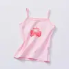 Nova Lycra Cotton Girls 'camisole meninas undershirt estilo coreano colete infantil desenhos animados colete infantil