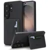 Aplicável para Capa de Celular Samsung S26 Ultra Capa Traseira com Porta-Cartões Galaxy S25 Plus Capa de Couro Capa Protetora