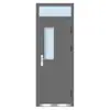 Porta de Aço para Escola Dormitório Prédio de Escritórios Porta Antifurto Porta de Sala de Aula Porta de Engenharia de Aço com Janela de Ar Ventilação Venda Direta de Fábrica