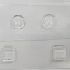 Gancho fuerte sin costuras, agarre, accesorios de estante transparentes sin costuras, 7x17, hebilla de ranura de acero inoxidable cepillado, hierro