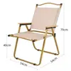 Silla Kermit al por mayor Silla plegable para exteriores Silla de camping portátil Silla de campo para pesca Silla de playa de acero al carbono