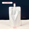 Bolsas Transparentes de Grado Alimenticio con Boquilla para Medicina, Bolsas para Medicina Herbal, Bolsas para Sopa de Ciruela Ácida, Bolsas para Bebidas, Bolsas con Boquilla para Jugos y Leche de Soya