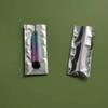 Vaporizador Eletrônico Translúcido Tiras Coloridas Pequenas Embalagem Fosca Tipo Bala Saco de Filme de Alumínio Saco de Folha de Alumínio Fosca Yin-Yang para Sub-Embalagem