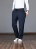 Pantalones Casuales Finos Sueltos para Hombre de Primavera y Verano Pantalones Negros Pantalones Deportivos para Hombre de Mediana Edad Pantalones Casuales para Hombre Estilo de Hombre