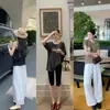 Bailarinas de Grapema del mismo estilo, tacto nube ultra suaves, fruncidas, para mujer, zapatos planos minimalistas de slip-on de cuero, zapatos planos de una sola pieza
