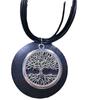 Aleación Transfronteriza Personalizada Árbol de la Vida Cadena de Suéter para Mujer Collar Largo de Alta Gama Moda Estilo Étnico Colgante de Madera Venta al por Mayor
