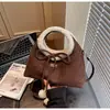 Bolso de Hombro Retro de Color Sólido para Mujer, Muy Popular Otoño/Invierno 2025, Bolso Cruzado Versátil Casual, Bolso Dumpling, Bolso de Mano