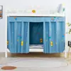 Cortina para Cama de Dormitorio Estudiantil, Sin Taladrar, Cortina Opaca de Privacidad, Artefacto Opaco para Dormitorio Universitario
