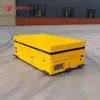 Veículo AGV Guiado por Laser com Rodas de Direção Dianteiras e Traseiras Esquerda/Direita, Veículo sem Trilhos com Elevação Hidráulica, Veículo Plataforma de Transporte Inteligente