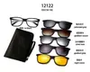 Colección de Gafas Magnéticas Kechi Tr90 de Uno a Cinco Multifuncionales Seis en Uno Gafas de Sol Polarizadas para Hombre y Mujer de Exportación Transfronteriza