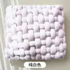 Hilo Islandés Extra Grueso de 2 cm Kit de Materiales para Tejer a Mano de Almohada DIY con Bola de Hilo de Algodón Rellena Kit de Materiales para Crochet Hilo de Tira de Hielo Bola de Hilo