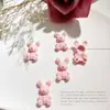 Celebridad de internet mate esmerilado accesorios japoneses para uñas conejo de dibujos animados diy accesorios de aleación tridimensional tocado accesorios para ropa