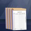 Documentos de tíquete de pedido personalizados, recibo de três partes, papel para cópia sem carbono de duas partes, nota de entrega de depósito personalizada