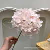 90 Peças de Flores de Hortênsia de Cabeça Única para Decoração de Parede Floral de Casamento, Decoração de Casa e Hotel, Flores Artificiais, Atacado