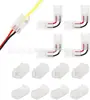 Explosões transfronteiriças conector de encaixe sem solda COB 2 pinos 8mm/10mm luz suave monocromática Conexão de cristal tipo L