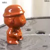 Accesorios para Ceremonia del Té Infantil: Juego de Té Cambia de Color con Rociador de Agua, Sapo Dorado de Arcilla Púrpura con Forma de Lichi, Figura de Mascota de Té que Orina