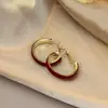 Pendientes de Perlas con Lazo Rojo Terciopelo Ancola Aguja Plateada Pendientes de Cadena Rosa Retro Francés