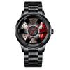 Aliexpress Rueda de Coche Deportivo de Moda Reloj de Pinza de Freno Moda Masculina Diseño Personalizado Reloj de Moda Hueco Reloj No Mecánico