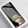 Funda de Cristal Templado Mate80 Funda de Teléfono One Piece Luffy Pura70 Adecuado para Nova14 Espejo Retrovisor de Capitán