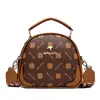 Bolsa Femenina Kebi Canguro Compuesto 2024 Nueva Moda Piel Suave Bolso Redondo Pequeño Bolso de Hombro Cruzado Portátil Gran Capacidad Mujer