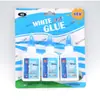 Fabricante Personalizado 40ml Pegamento Blanco Paquete Múltiple Empaque Blíster Tarjeta Blíster Hecho a Mano DIY Pegamento de Látex Blanco para Carpintería